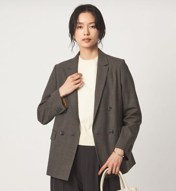 UNITED ARROWS green label relaxing「［size SHORT/TALLあり］カチリラ ダブル ジャケット ウォッシャブル ストレッチ」|テーラードジャケット|その他1