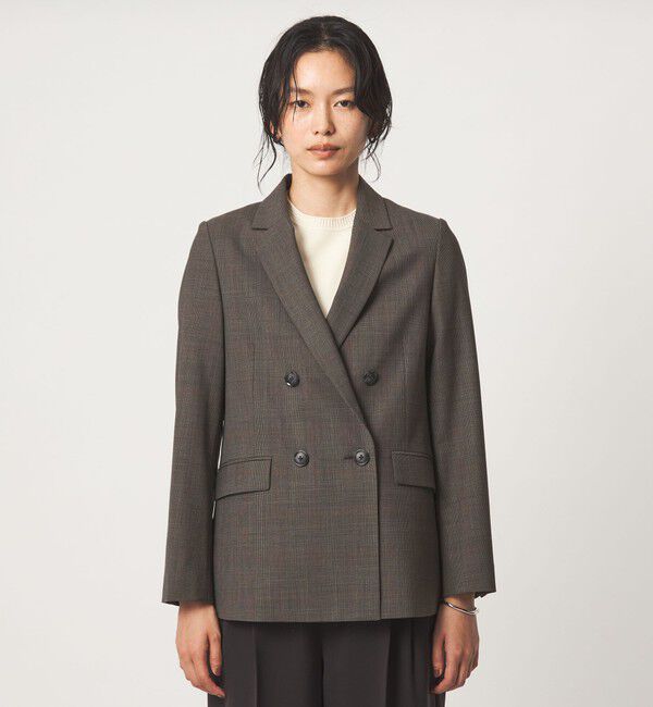 UNITED ARROWS green label relaxing「［size SHORT/TALLあり］カチリラ ダブル ジャケット ウォッシャブル ストレッチ」|テーラードジャケット|