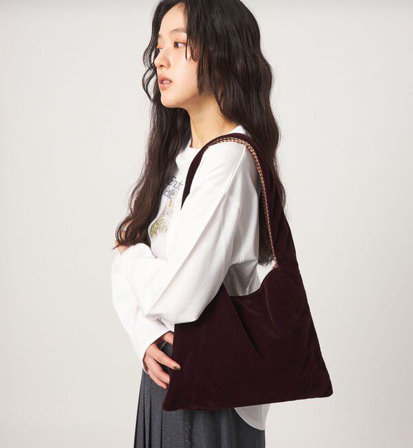 UNITED ARROWS green label relaxing「＜CLANATE＞リバーシル バッグ（無地/チェック）」|ショルダー・メッセンジャー|NAVY