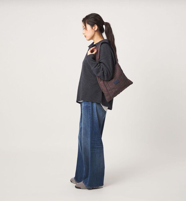 UNITED ARROWS green label relaxing「＜CLANATE＞リバーシル バッグ（無地/チェック）」|ショルダー・メッセンジャー|