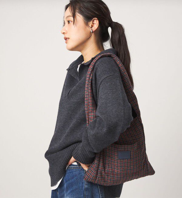 UNITED ARROWS green label relaxing「＜CLANATE＞リバーシル バッグ（無地/チェック）」|ショルダー・メッセンジャー|