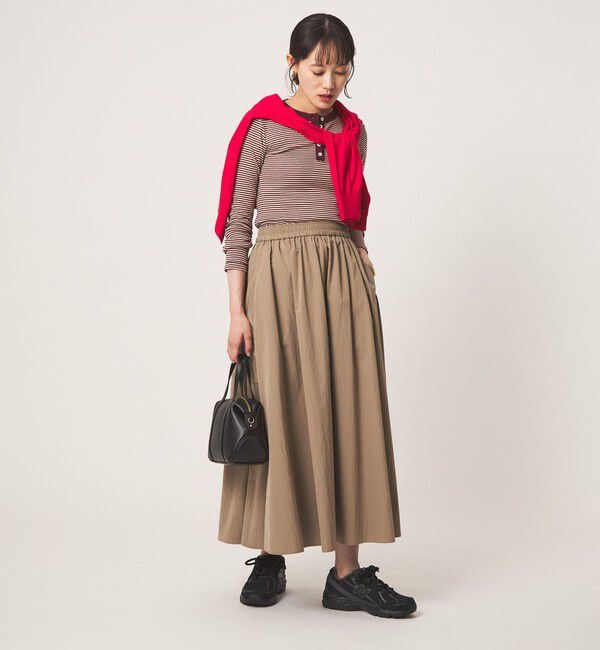 UNITED ARROWS green label relaxing「ボリューム ギャザー スカート」|フレア|