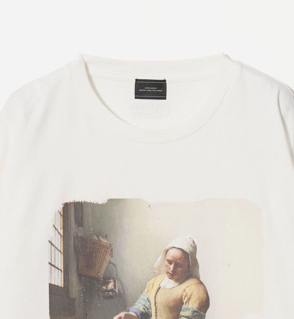 UNITED ARROWS green label relaxing「フェルメール クルーネック プリント 長袖 Tシャツ」|Tシャツ・カットソー|