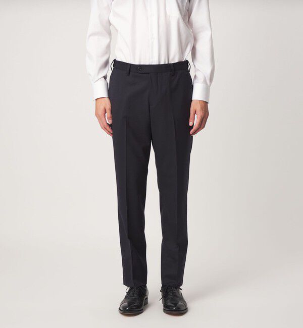 UNITED ARROWS green label relaxing「A+ TWPU サージ スリム アジャスター NP スラックス セットアップパンツ -ストレッチ-」|スラックス|