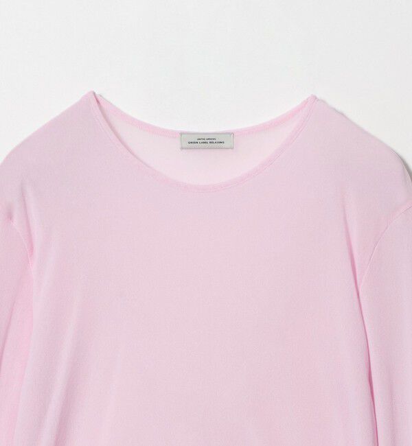 UNITED ARROWS green label relaxing「チュール シアー クルーネック プルオーバー カットソー」|Tシャツ・カットソー|