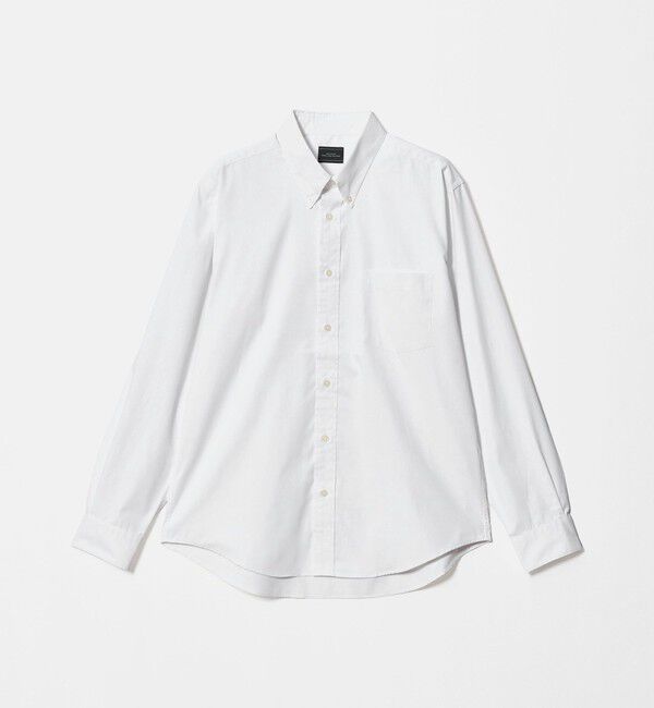 UNITED ARROWS green label relaxing「MULTI FUNCTION ピンオックス ボタンダウン 長袖シャツ -UVカット・吸水速乾・遮熱-」|シャツ・ブラウス|WHITE
