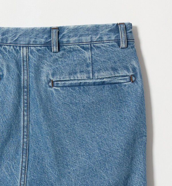 UNITED ARROWS green label relaxing「ワイド ストレート デニム スラックス パンツ W5」|デニム|