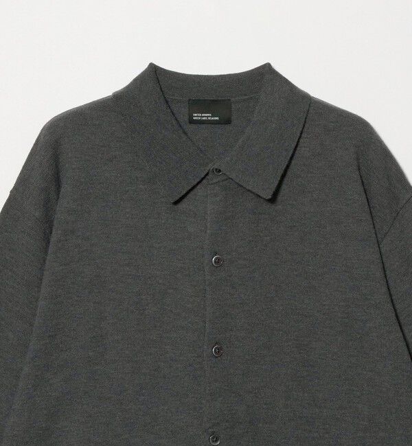 UNITED ARROWS green label relaxing「【WEB限定】JUST fit ハイゲージ ポロニット カーディガン」|カーディガン|