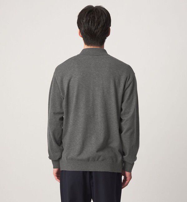 UNITED ARROWS green label relaxing「【WEB限定】JUST fit ハイゲージ ポロニット カーディガン」|カーディガン|