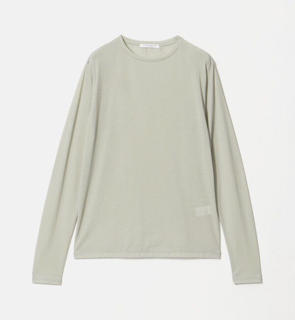 BEAUTY&YOUTH UNITED ARROWS「コットンナイロン天竺 シアー クルーネック Tシャツ」|Tシャツ・カットソー|LIME