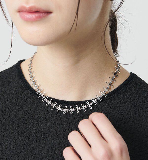 BEAUTY&YOUTH UNITED ARROWS「メタル ユニークチョーカー&times;ネックレス/2P」|ネックレス|