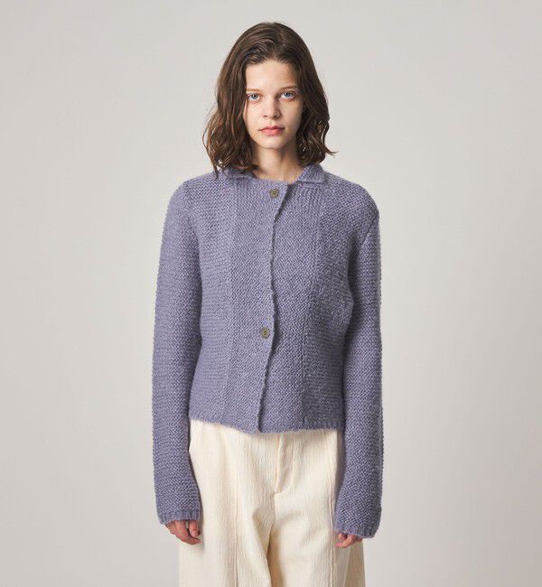 STEVEN ALAN「＜Steven Alan＞ウール モヘヤ ナイロン ボタン カーディガン」|カーディガン|