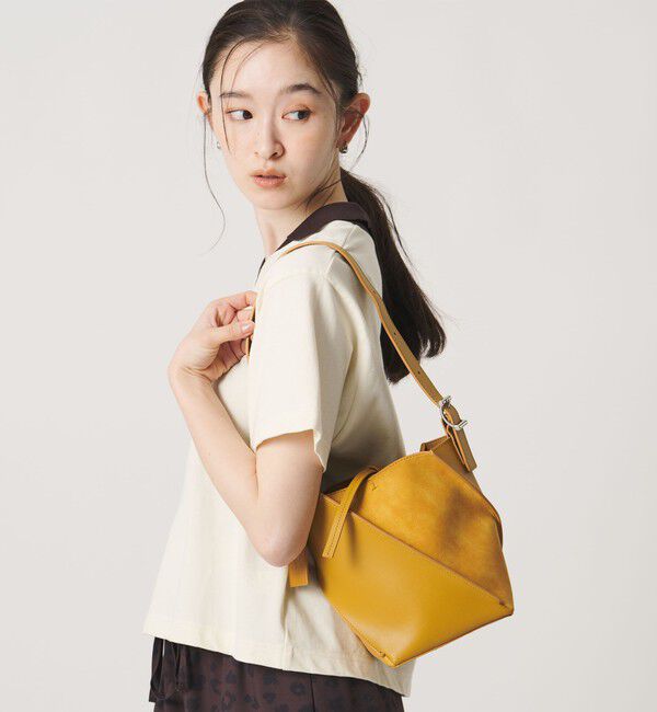 BEAUTY&YOUTH UNITED ARROWS「スエード&times;レザー ネジリ ショルダーバッグ」|ショルダー・メッセンジャー|