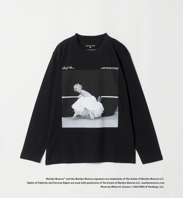 BEAUTY&YOUTH UNITED ARROWS「【別注】＜GOOD ROCK SPEED＞Marilyn Monroe/ロングスリーブ Tシャツ」|Tシャツ・カットソー|