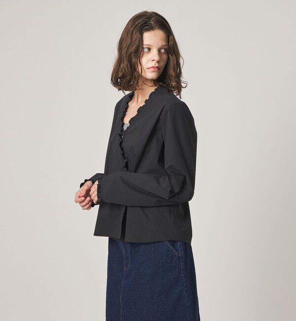 STEVEN ALAN「＜Steven Alan＞カシュクール フリル ブラウス」|シャツ・ブラウス|
