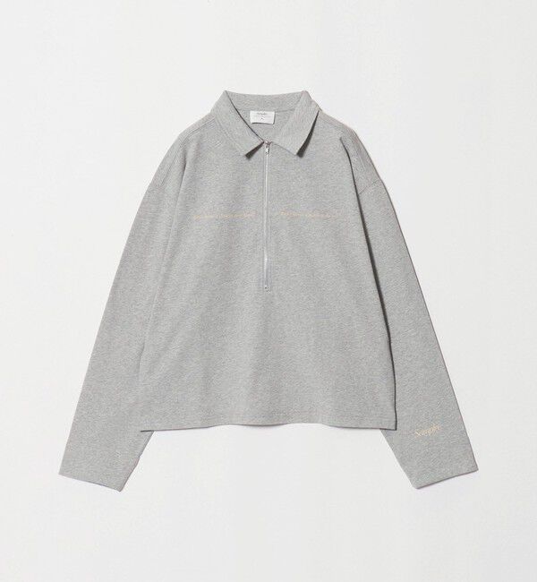 BEAUTY&YOUTH UNITED ARROWS「【別注】＜Samplee＞ハーフジップ プルオーバー」|Tシャツ・カットソー|LT.GRAY