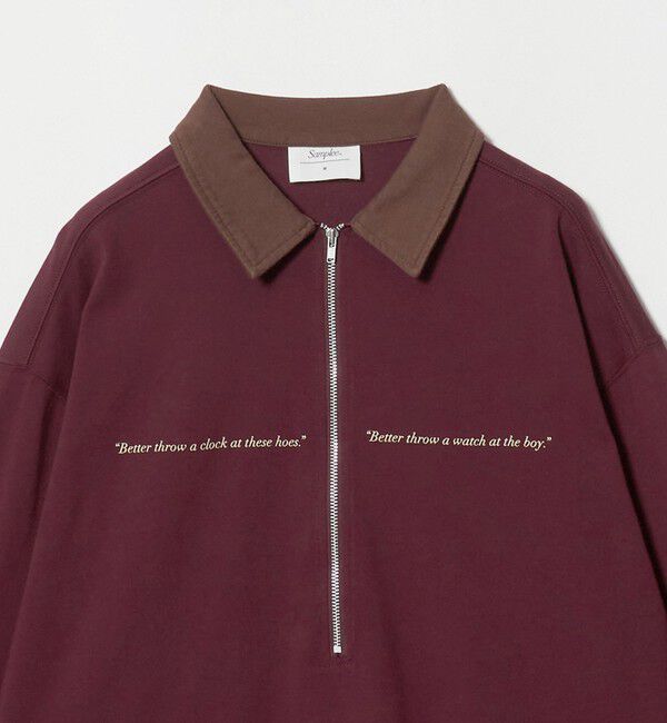 BEAUTY&YOUTH UNITED ARROWS「【別注】＜Samplee＞ハーフジップ プルオーバー」|Tシャツ・カットソー|