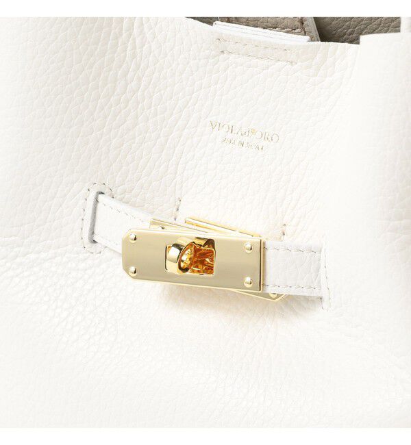 Demi-Luxe BEAMS 「VIOLAd&rsquo;ORO / TRERO シュリンク ゴールドクロア トートバッグ 」|トートバッグ|