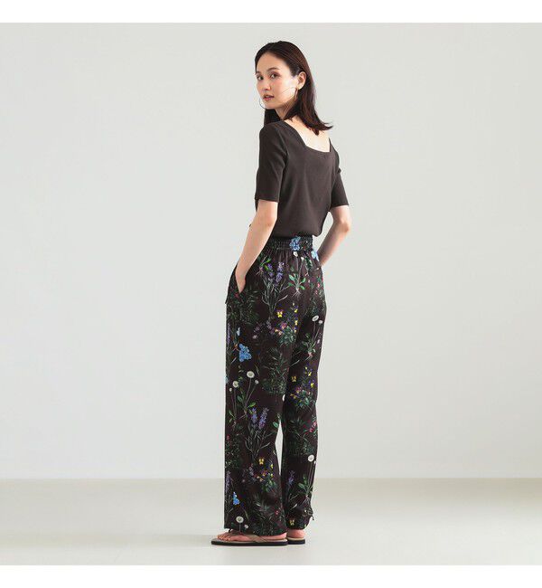 Demi-Luxe BEAMS 「【別注】スタイリスト佐藤佳菜子 &times; SLOANE / スクエアネック リブ Tシャツ」|Tシャツ・カットソー|