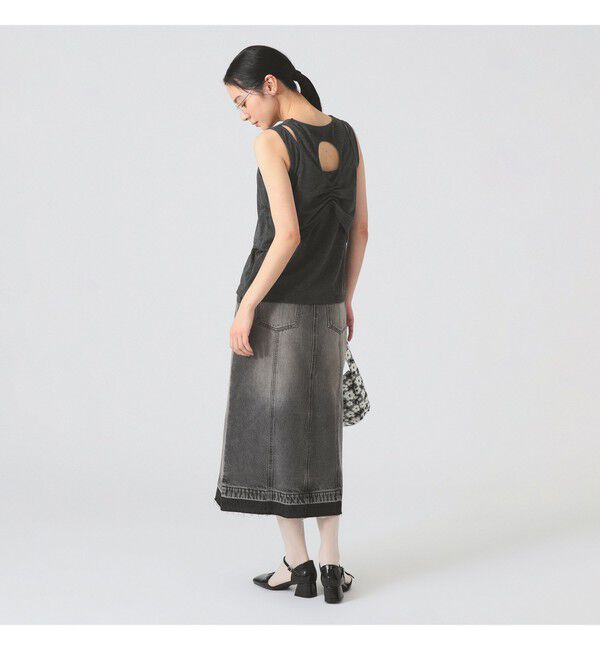 Ray BEAMS 「カットアウト レイヤード ノースリーブ」|Tシャツ・カットソー|