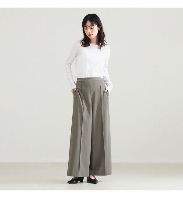 Demi-Luxe BEAMS 「トリコット イージーパンツ」|チノ|