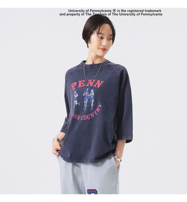 BEAMSBOY「【別注】GOOD ROCK SPEED / カレッジ ラグラン Tシャツ」|Tシャツ・カットソー|