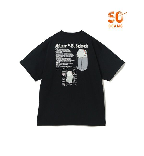 BEAMS「【別注】MOUNTAIN HARDWEAR / Alakazam Backpack Tee」|Tシャツ・カットソー|BLACK