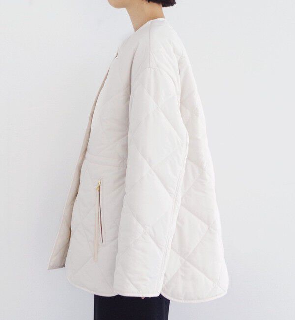 SHIPS for women「《予約》〈撥水加工/手洗い可能〉HEAT 中綿 キルティング ジップ ブルゾン」|ブルゾン・スタジャン|