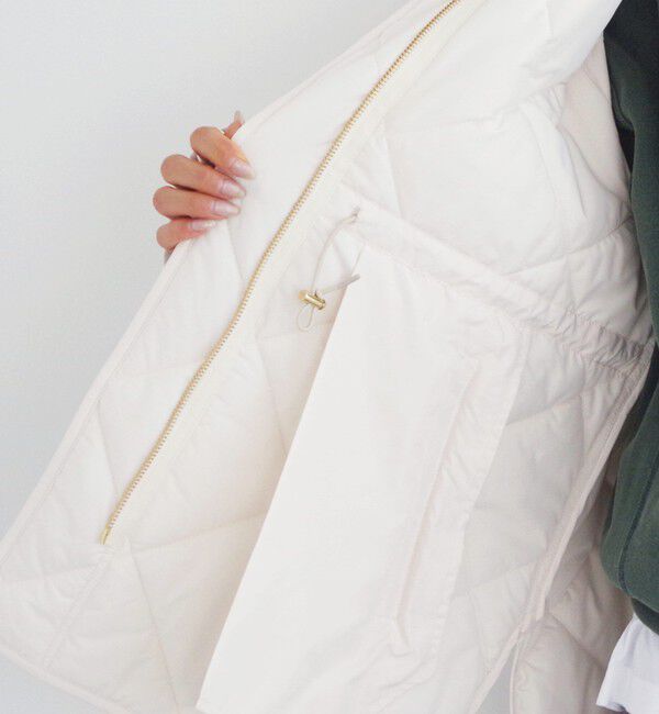 SHIPS for women「《予約》〈撥水加工/手洗い可能〉HEAT 中綿 キルティング ジップ ブルゾン」|ブルゾン・スタジャン|