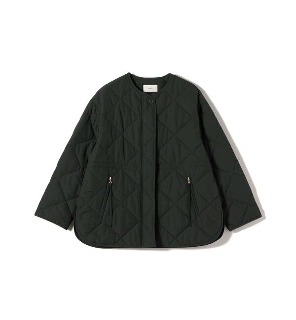 SHIPS for women「《予約》〈撥水加工/手洗い可能〉HEAT 中綿 キルティング ジップ ブルゾン」|ブルゾン・スタジャン|