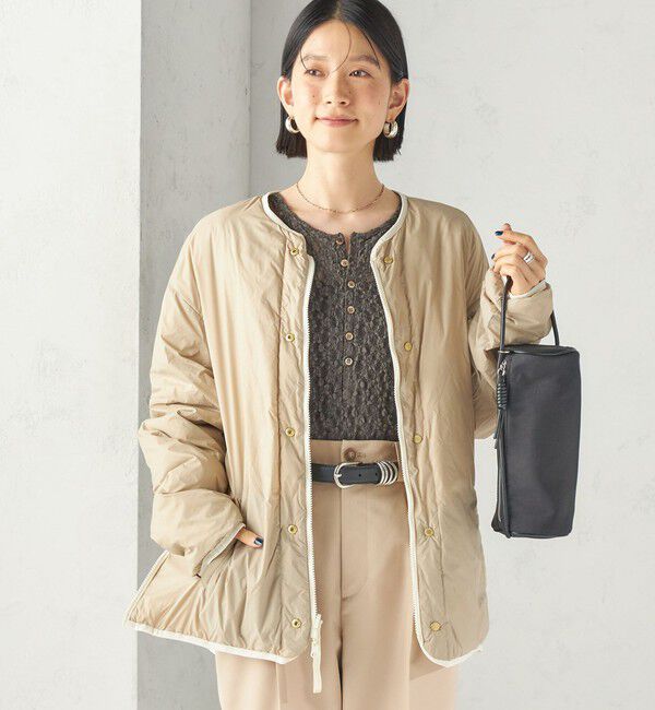 SHIPS for women「《予約》【SHIPS別注】TAION:〈手洗い可能〉リバーシブル マルチ WAY ダウン ジャケット」|ダウン|