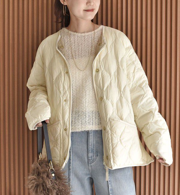 SHIPS for women「《予約》【SHIPS別注】TAION:〈手洗い可能〉リバーシブル マルチ WAY ダウン ジャケット」|ダウン|