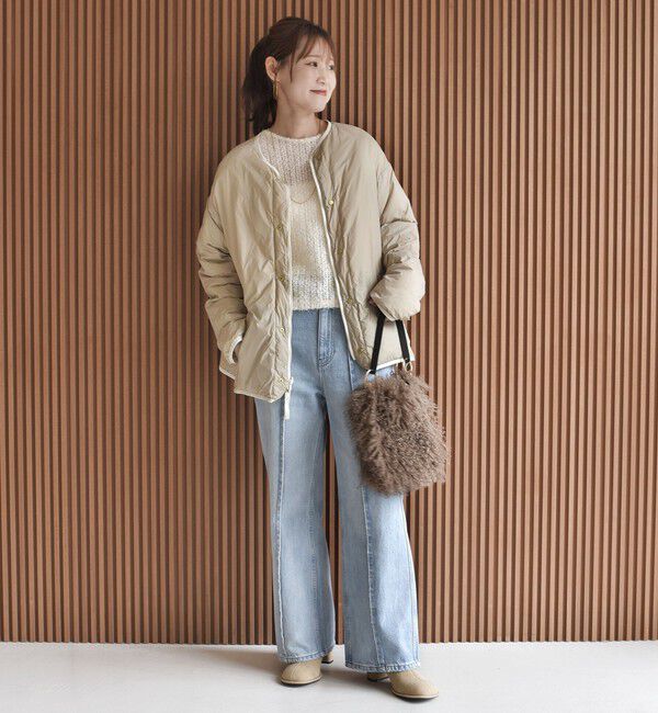 SHIPS for women「《予約》【SHIPS別注】TAION:〈手洗い可能〉リバーシブル マルチ WAY ダウン ジャケット」|ダウン|