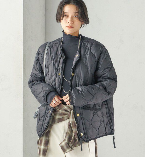 SHIPS for women「《予約》【SHIPS別注】TAION:〈手洗い可能〉リバーシブル マルチ WAY ダウン ジャケット」|ダウン|