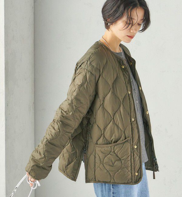 SHIPS for women「《予約》【SHIPS別注】TAION:〈手洗い可能〉リバーシブル マルチ WAY ダウン ジャケット」|ダウン|オリーブ