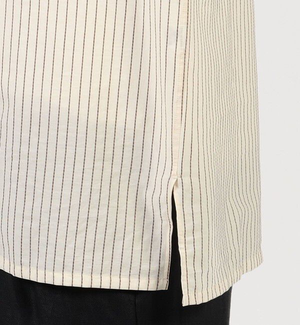 TOMORROWLAND MENS「【別注】Salvatore Piccolo HAVANA コットンストライプ プルオーバーロングスリーブ カプリシャツ」|シャツ・ブラウス|