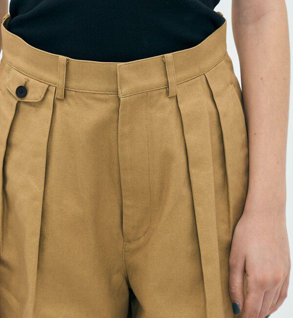 Edition「edition pourell ビンテージコットン タックパンツ」|その他|