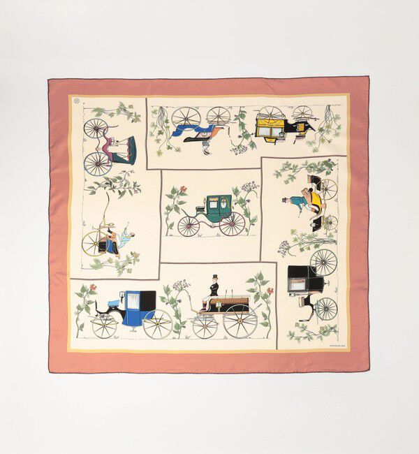 TOMORROWLAND GOODS「ATELIER TOMORROW CARRIAGE シルクスカーフ」|バンダナ・スカーフ|