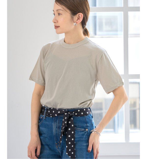 IENA「ATON/エイトン 別注 FRESCA SINGLE JERSEY Tシャツ」|Tシャツ・カットソー|