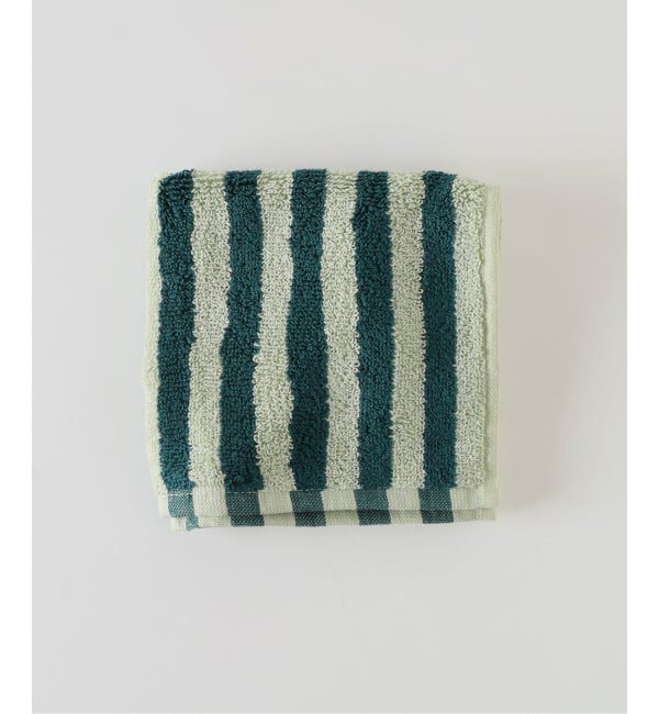 SLOBE IENA「BONGUSTA/ボングスタ WASH CLOTH」|ハンカチ|グリーン A