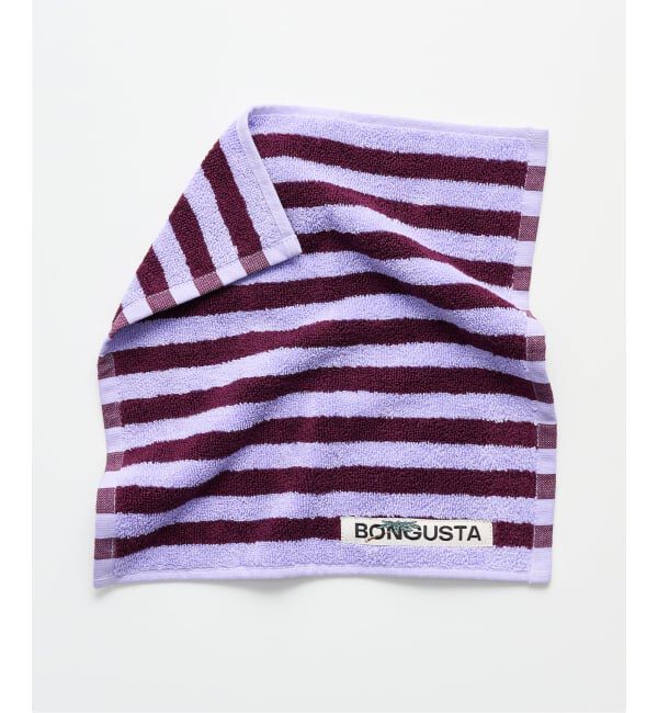 SLOBE IENA「BONGUSTA/ボングスタ WASH CLOTH」|ハンカチ|パープル A