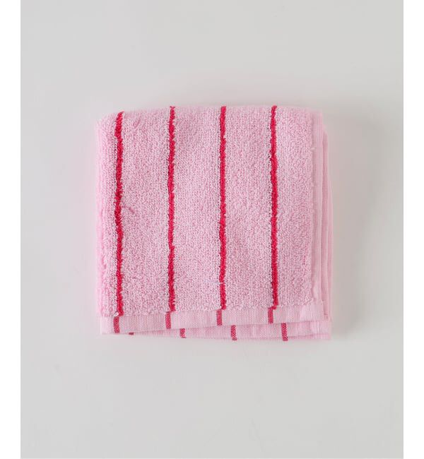 SLOBE IENA「BONGUSTA/ボングスタ WASH CLOTH」|ハンカチ|ピンク