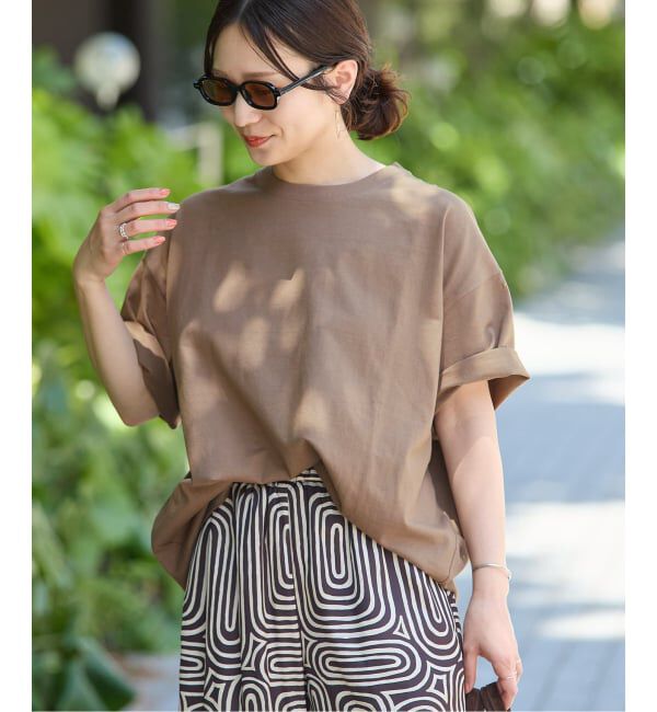JOURNAL STANDARD「《追加3》タックスウェットTシャツ」|Tシャツ・カットソー|ブラウン B