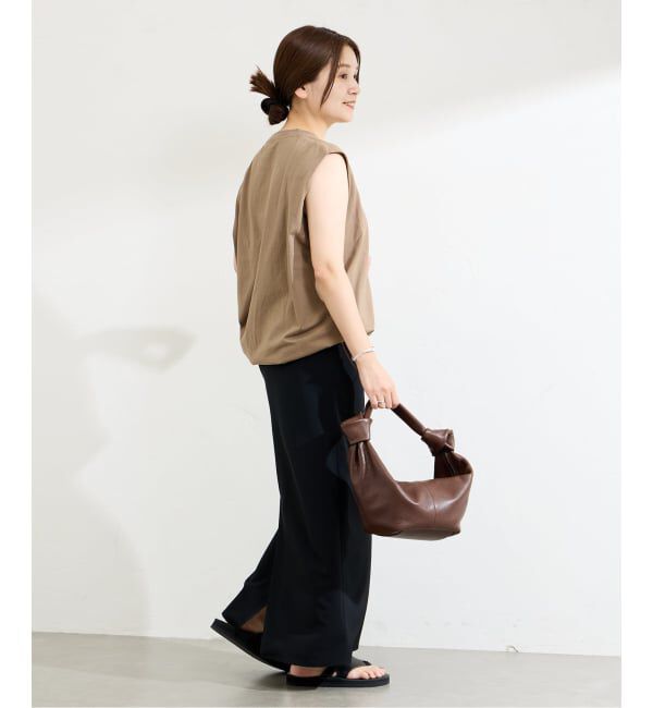 JOURNAL STANDARD「《追加》シャーリングノースリーブＴシャツ」|Tシャツ・カットソー|
