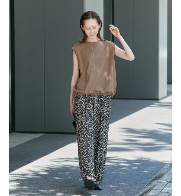 JOURNAL STANDARD「《追加》シャーリングノースリーブＴシャツ」|Tシャツ・カットソー|
