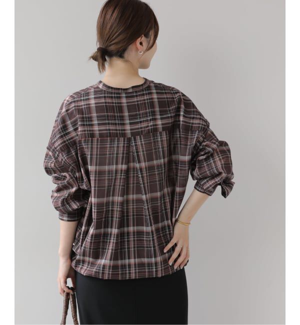 JOURNAL STANDARD relume「ドロストワイドシアーチェックシャツ」|シャツ・ブラウス|