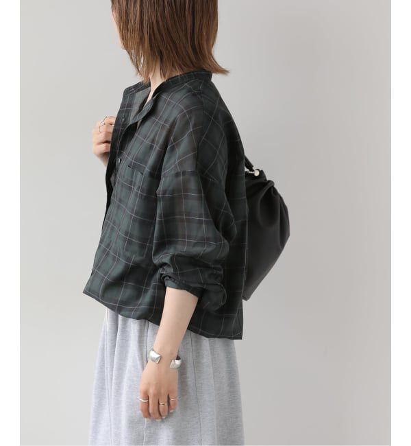 JOURNAL STANDARD relume「ドロストワイドシアーチェックシャツ」|シャツ・ブラウス|