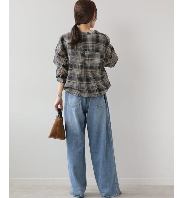 JOURNAL STANDARD relume「ドロストワイドシアーチェックシャツ」|シャツ・ブラウス|