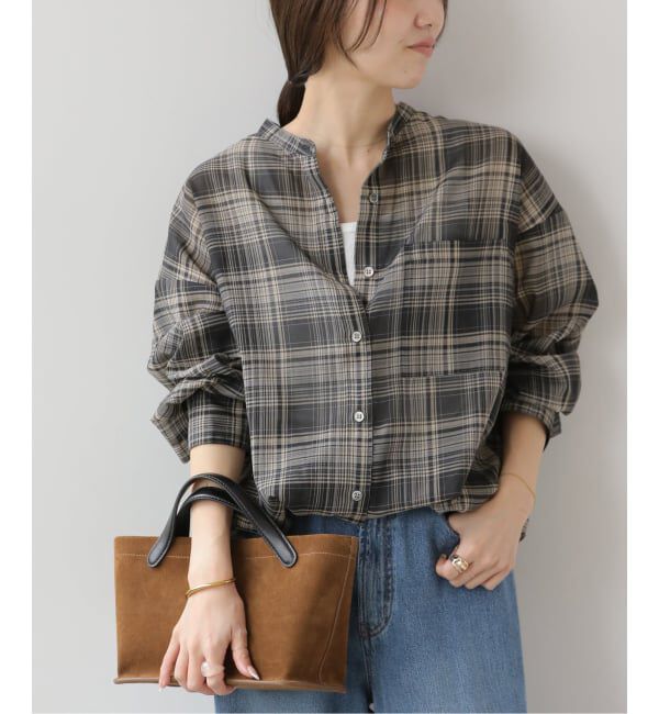JOURNAL STANDARD relume「ドロストワイドシアーチェックシャツ」|シャツ・ブラウス|