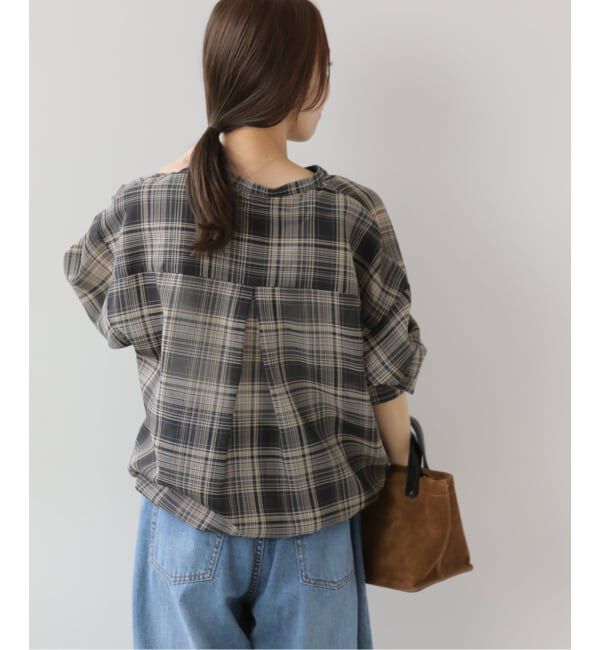 JOURNAL STANDARD relume「ドロストワイドシアーチェックシャツ」|シャツ・ブラウス|